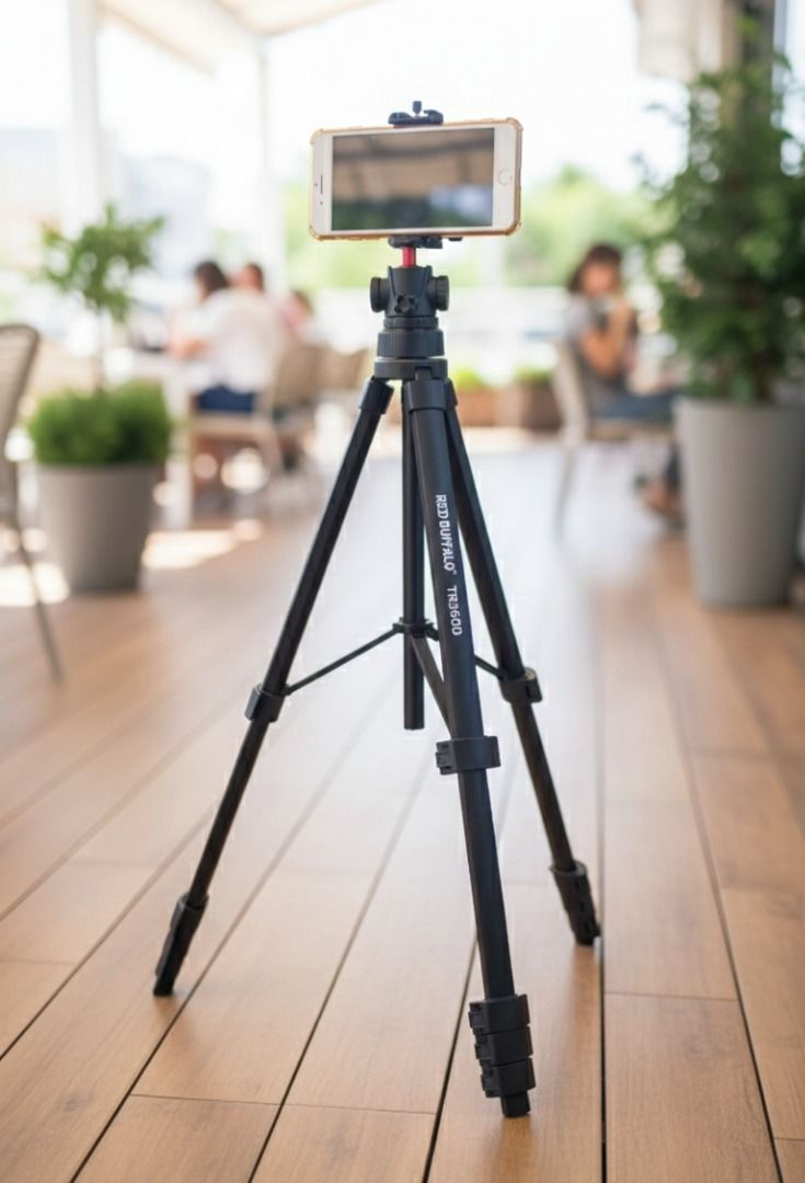 Thumbnail: Red Buffalo TR360D Compact-fold Extra Height Aluminium Tripod f