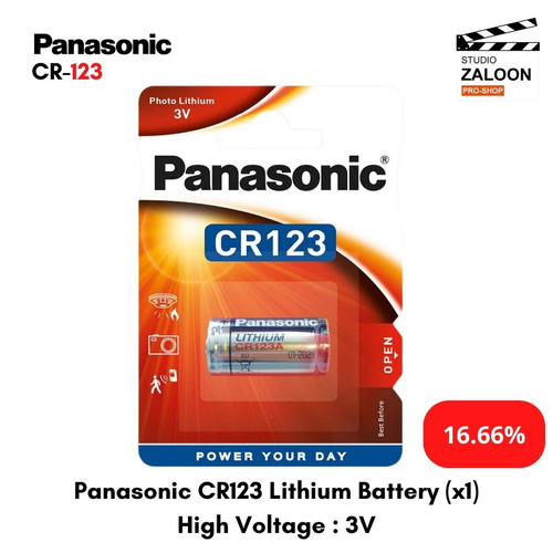 SELECT SBT01P Batteria al Litio Panasonic CR123A 3V 1,55Ah compatibile SELECT - Batterie per Antifurti - LuxBat Srl