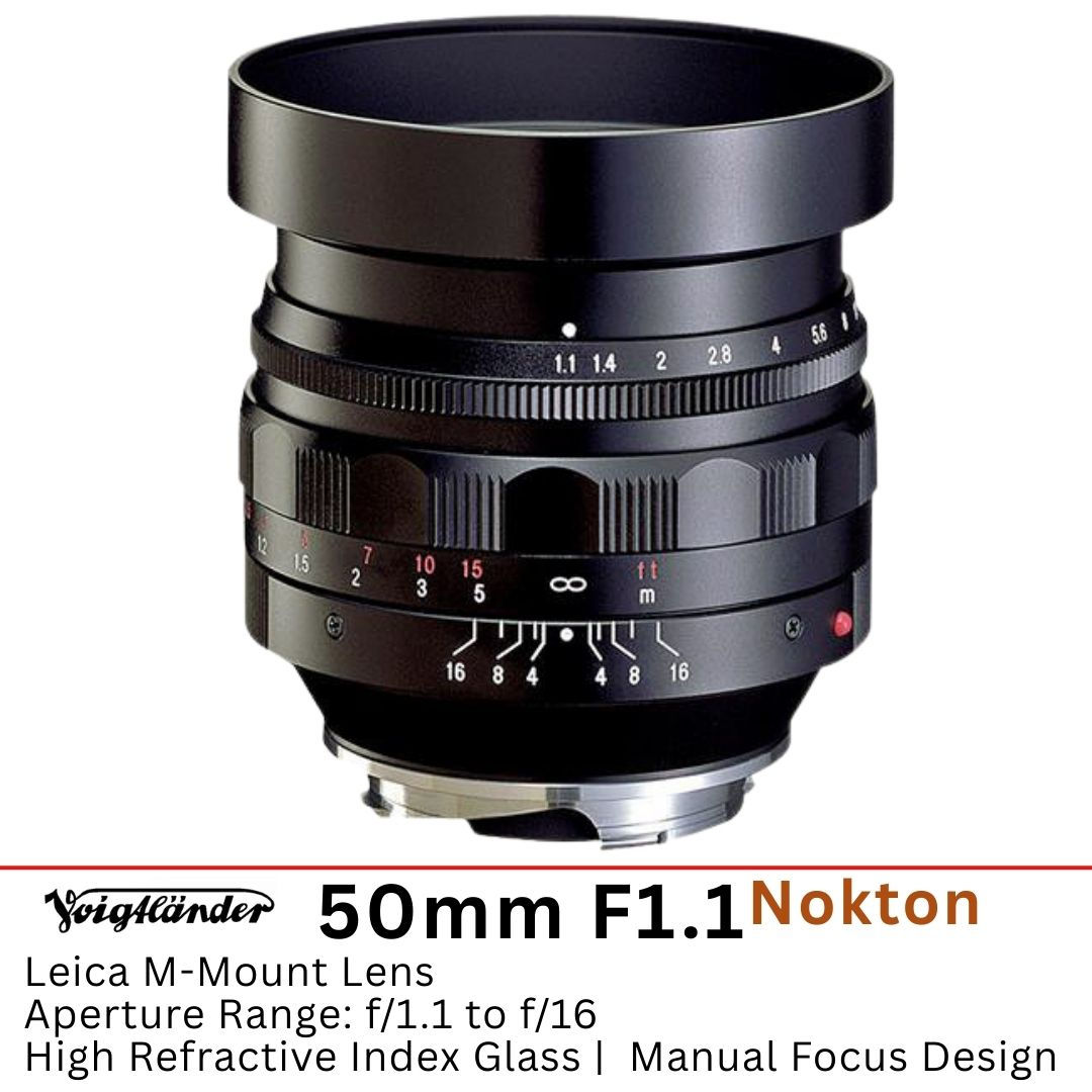 Voigtländer Nokton 50 mm f/1.1 Nokton VM Lens