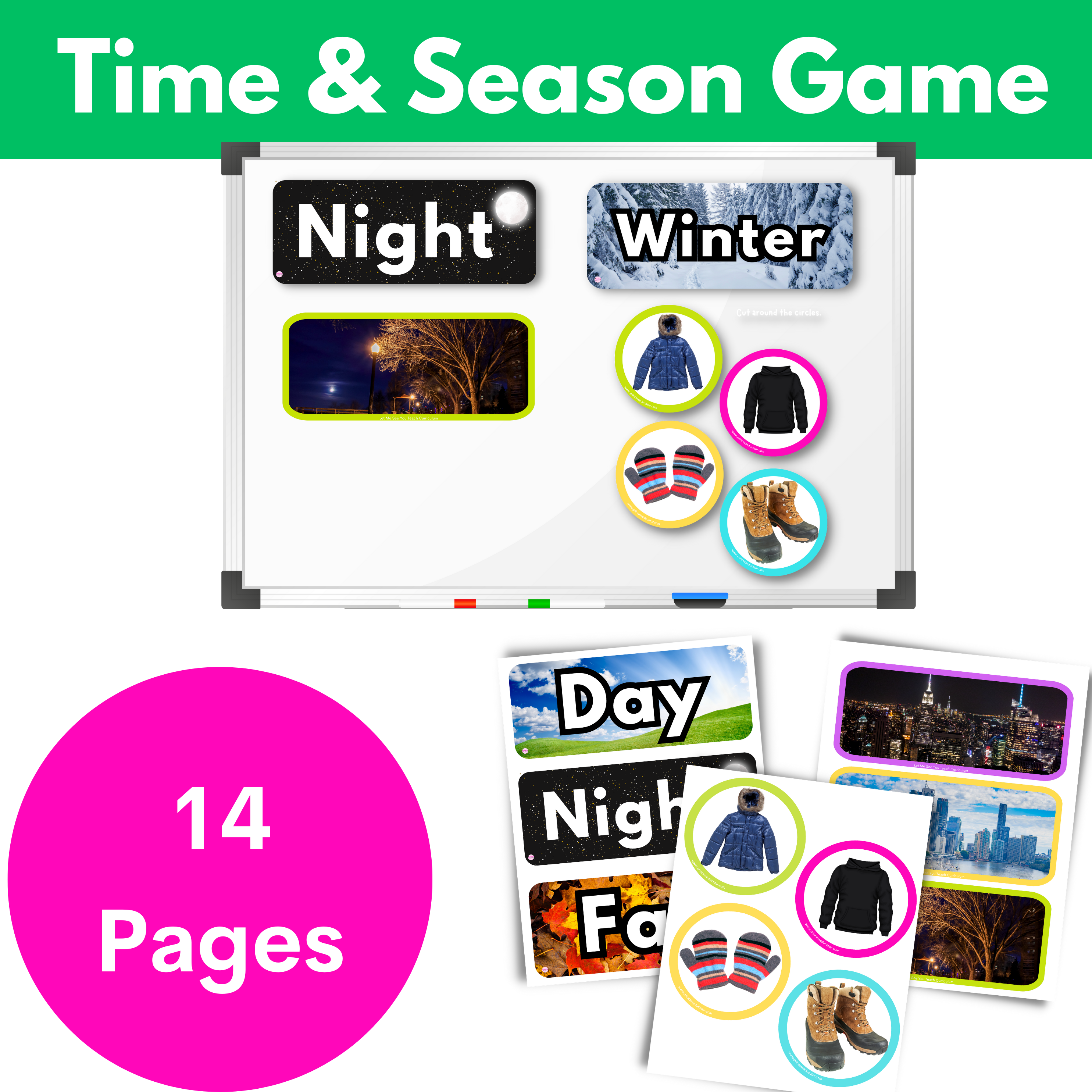Time and Season Sorting Game