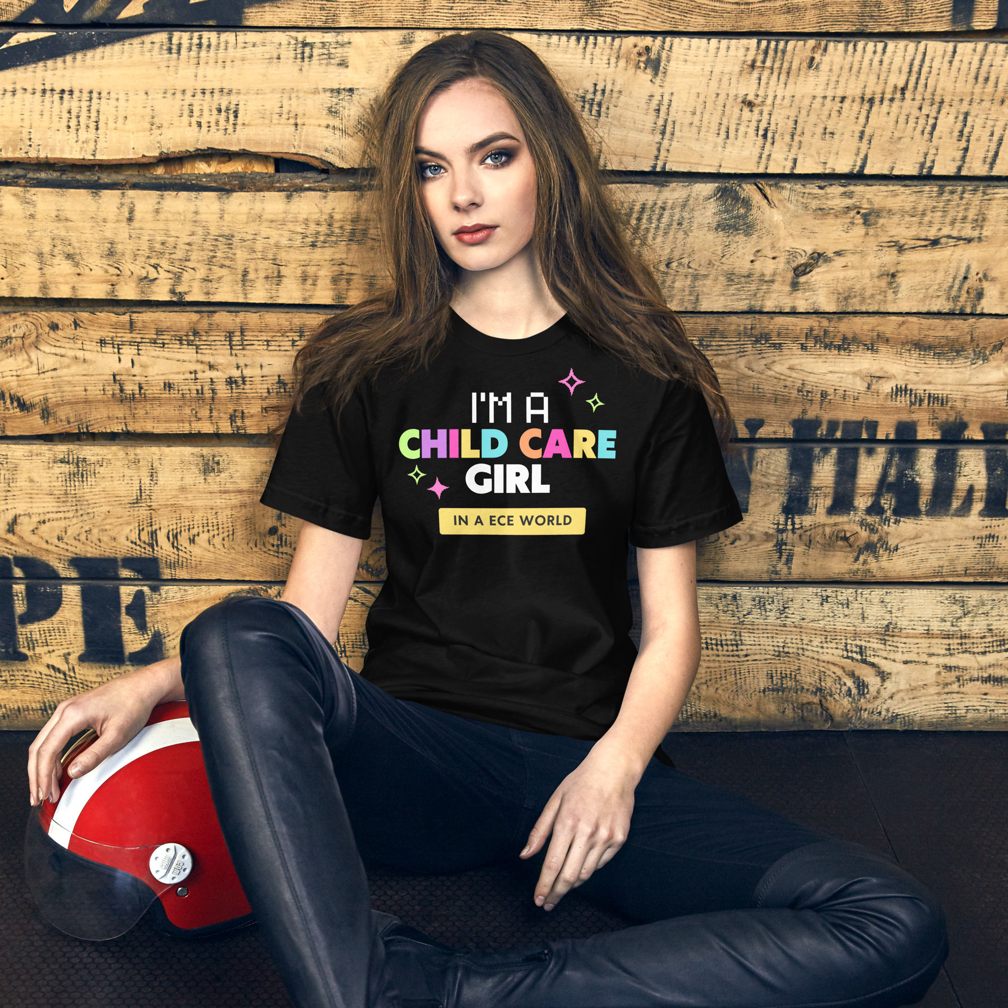 I'm A Childcare Girl in a ECE World (Colors)  