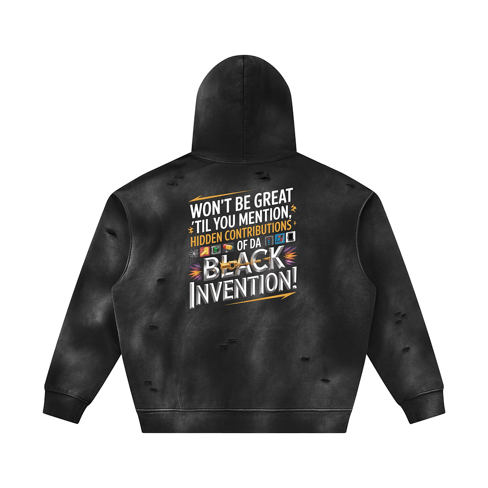 Thumbnail: Sunfade Frayed Fleece Hoodie-Won't Be Great  'Til You Mention...