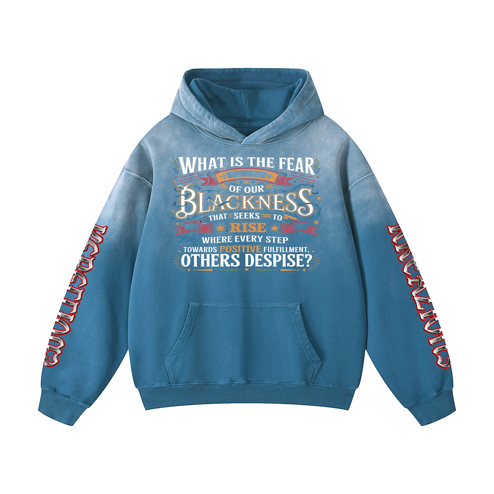 Thumbnail: Heavyweight Sunfade Oversized-What Is The Fear Of Our Blackness That Seeks...