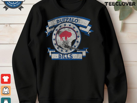 Buffalo Bills Fanatics Heather Charcoal Wingback Carry T Shirt