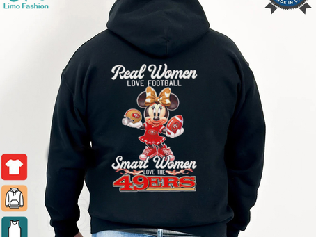 Disney Mickey real women love football smart women love San Francisco 49ers shirt