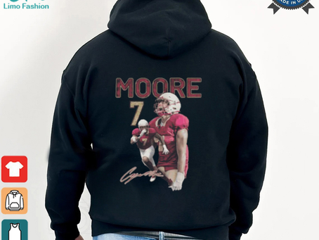 Cazeem Moore shirt signature 2024 t shirt