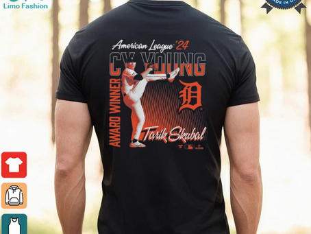 Official Detroit Tigers Tarik Skubal 2024 American League Cy Young Award Winner Shirt