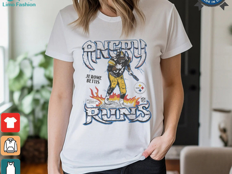 Angry Runs Pittsburgh Steelers NFL Jerome Bettis t shirt