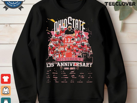 Ohio State Buckeyes 135th Anniversary 1890 2025 Signatures Shirt