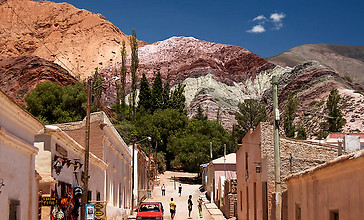 main street in a small town in argentina