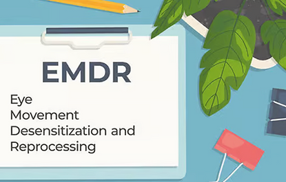 A structured therapeutic approach that uses guided eye movements to help reprocess traumatic memories, reducing their emotional impact