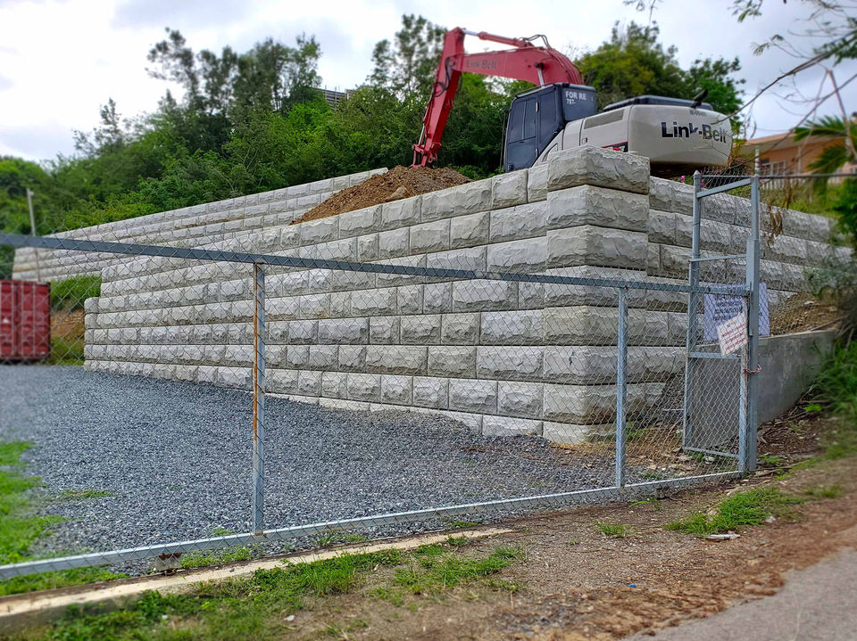 construccion de muro de contencion