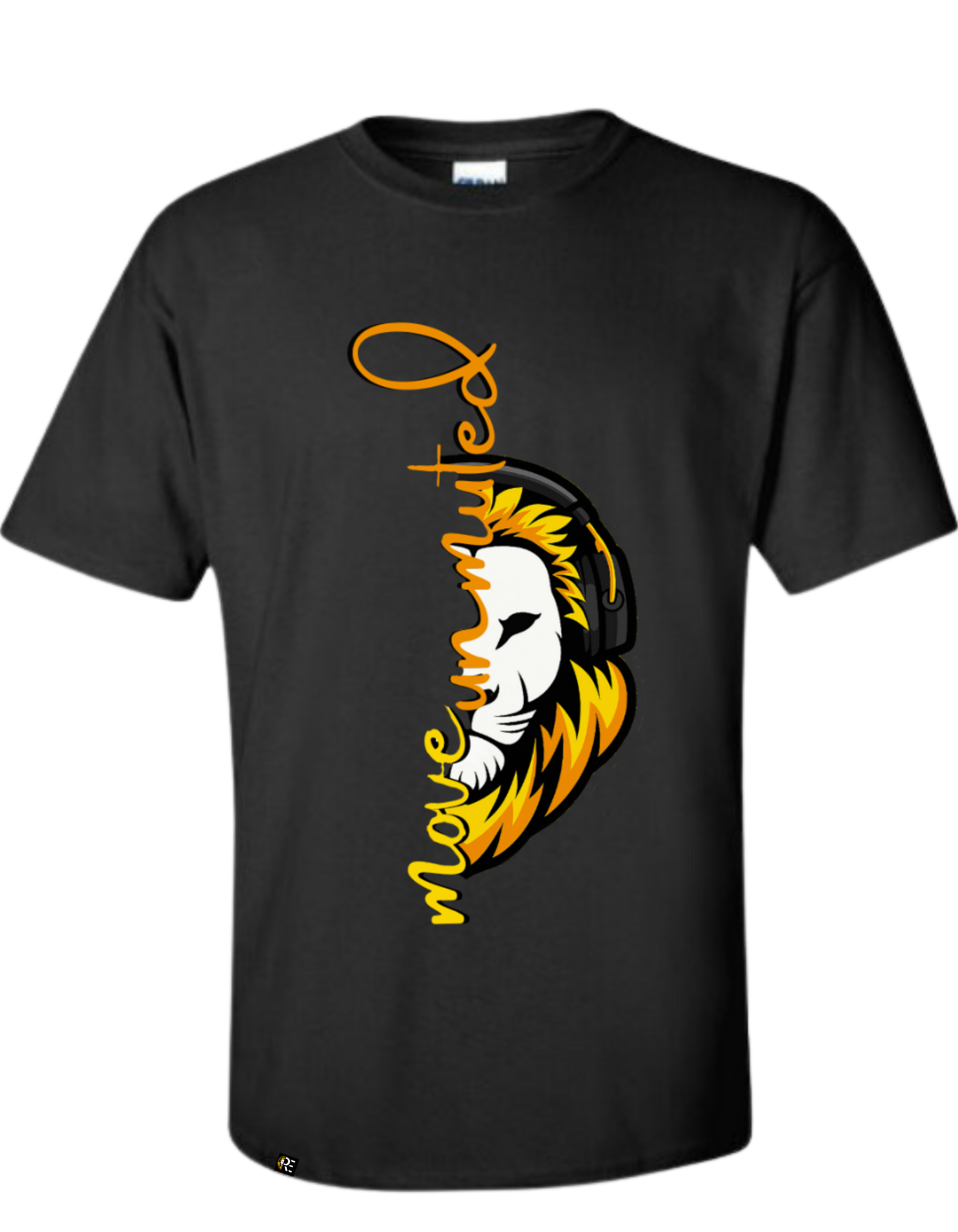 UNMUTED LIONHEAD T-SHIRT BLACK