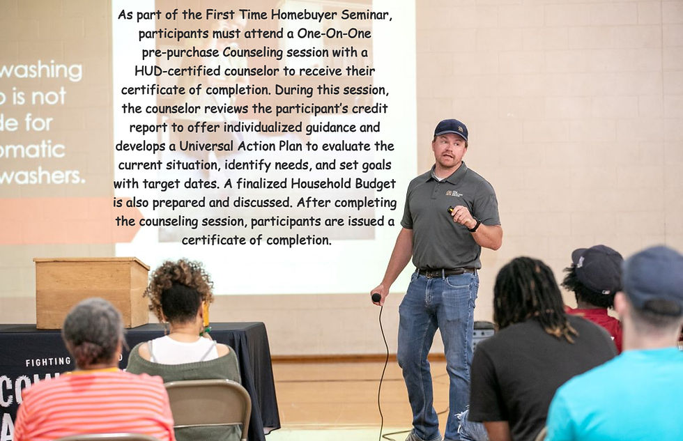 First Time Home Buyer Seminar, June 6 & 13, 2026 -In person, from 8:00am to 1:00pm both days