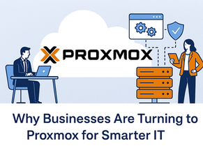 Business team using Proxmox virtualization and backup solutions for smarter IT management