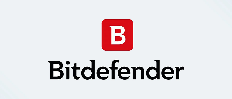 Close-up view of a tablet showcasing Bitdefender antivirus application