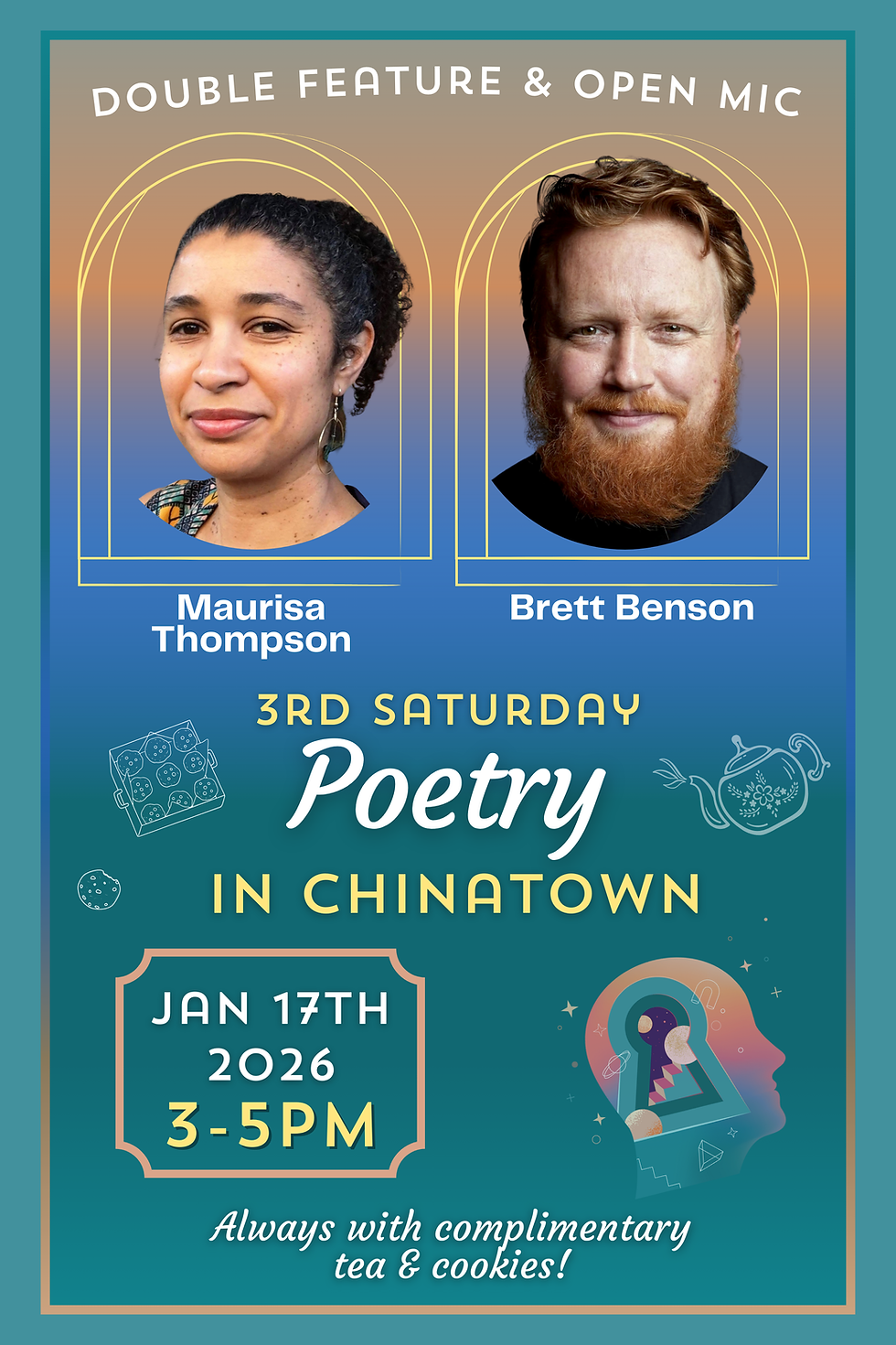 3rd Saturday Poetry in Chinatown