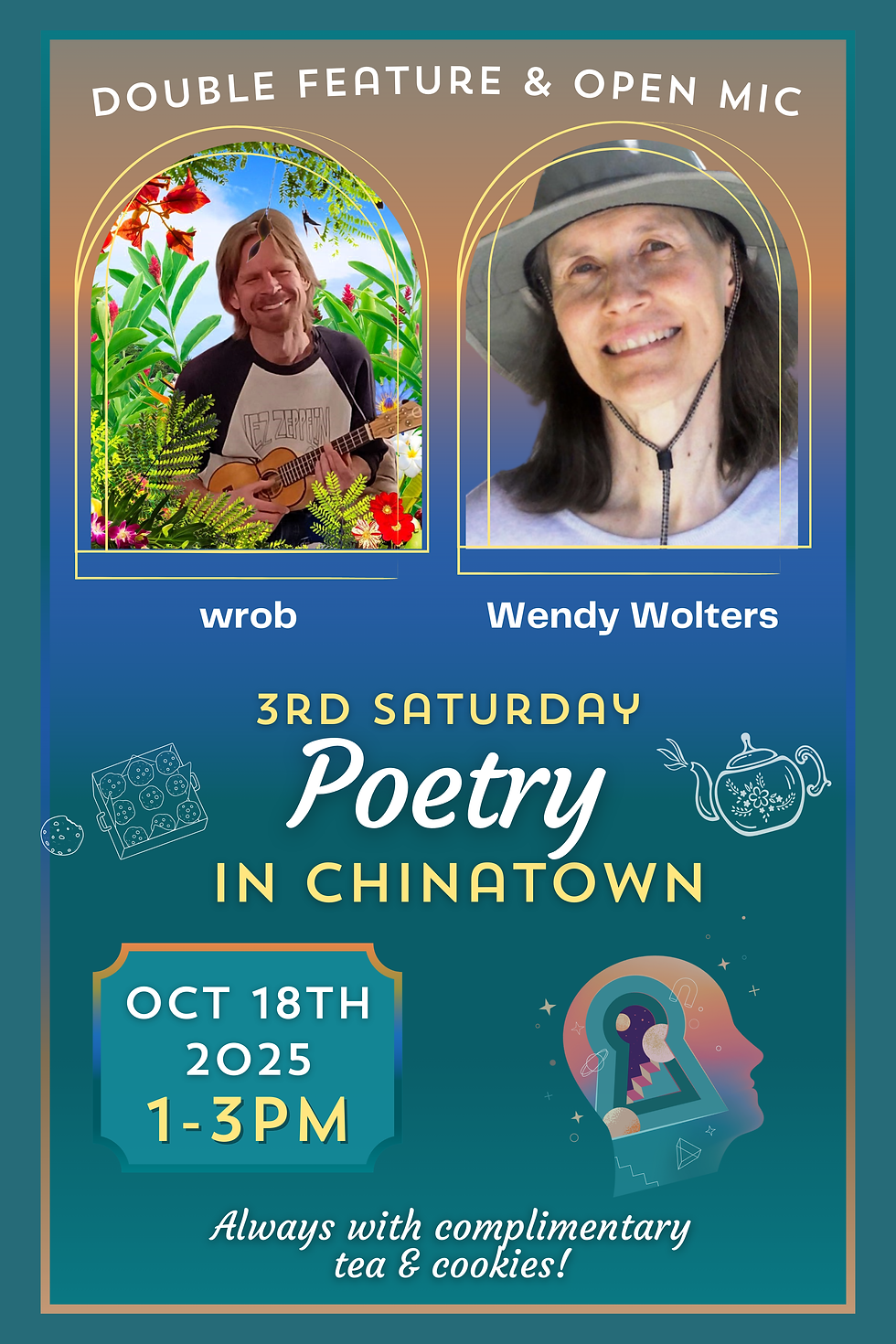 3rd Saturday Poetry in Chinatown