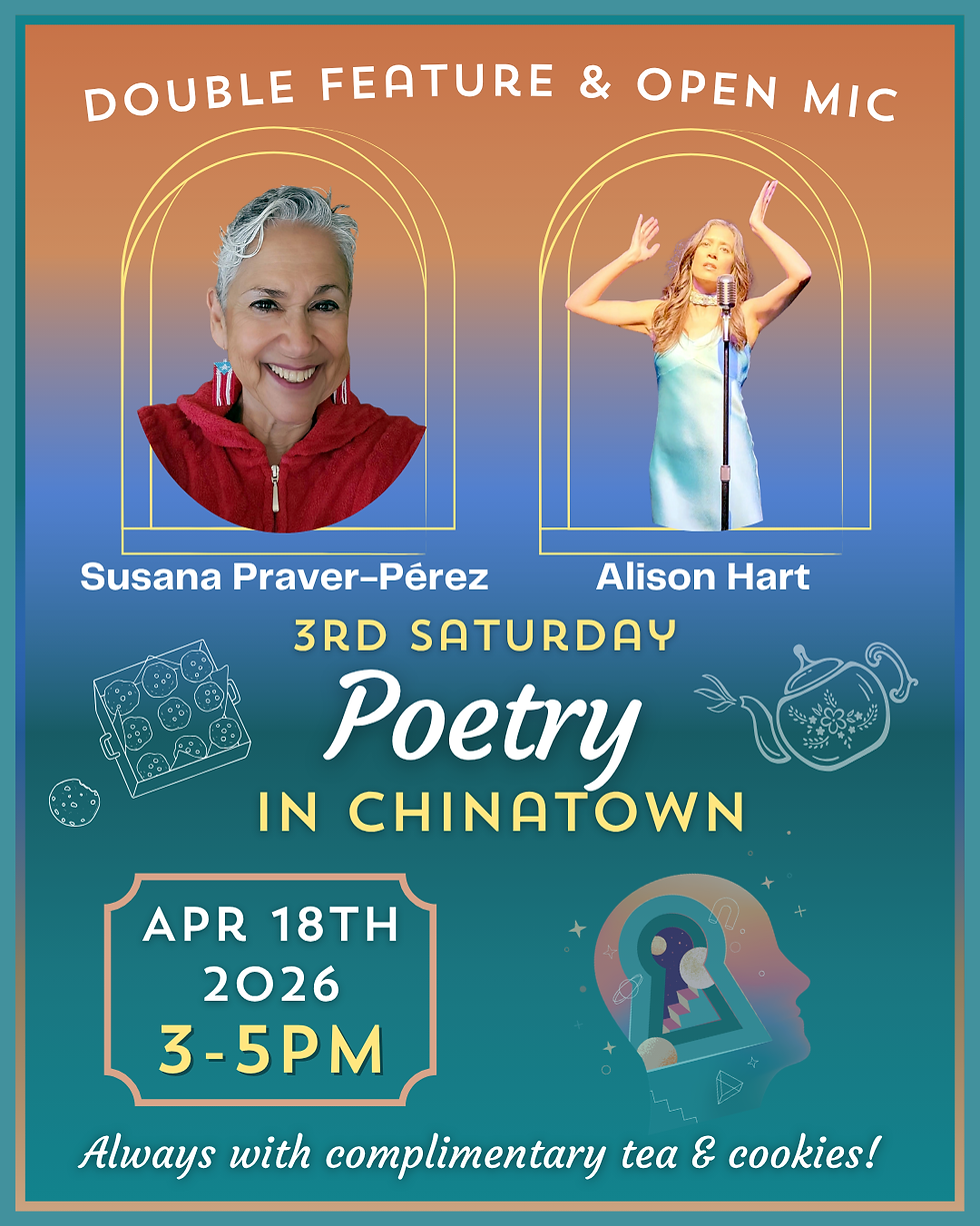 3rd Saturday Poetry in Chinatown