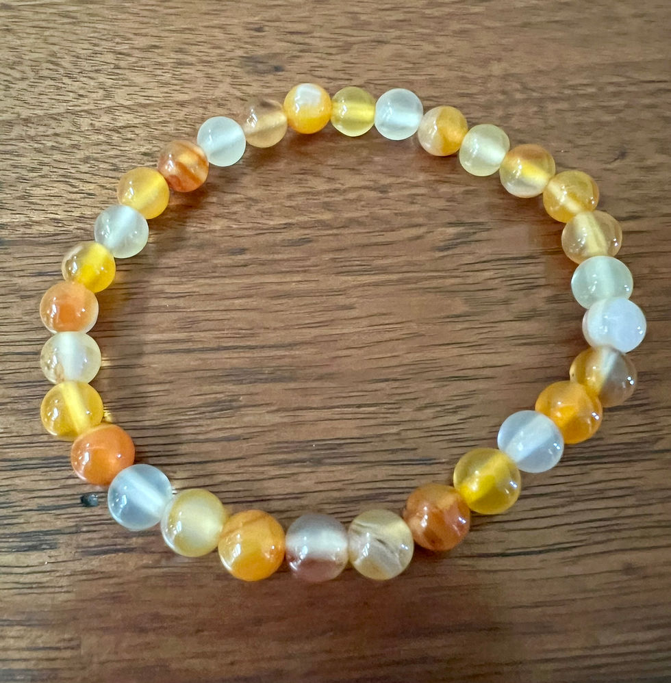 Thumbnail: Beaded Natural Stone Bracelet