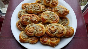 Ma recette de spirales au #bleu de GEX et aux #noix...