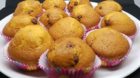 Mon gâteau au yaourt individualisé..., avec des pépites de chocolat au lait...