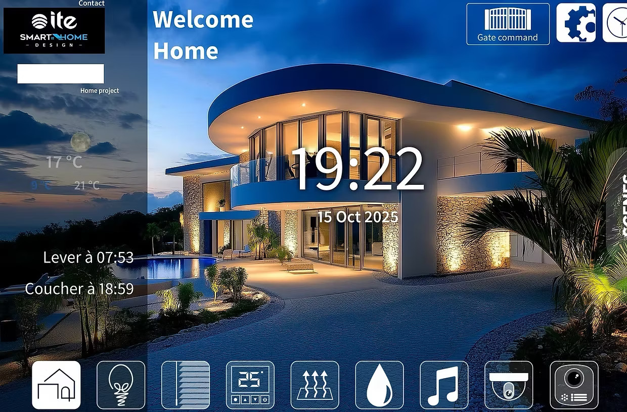 Interface de gestion crestron