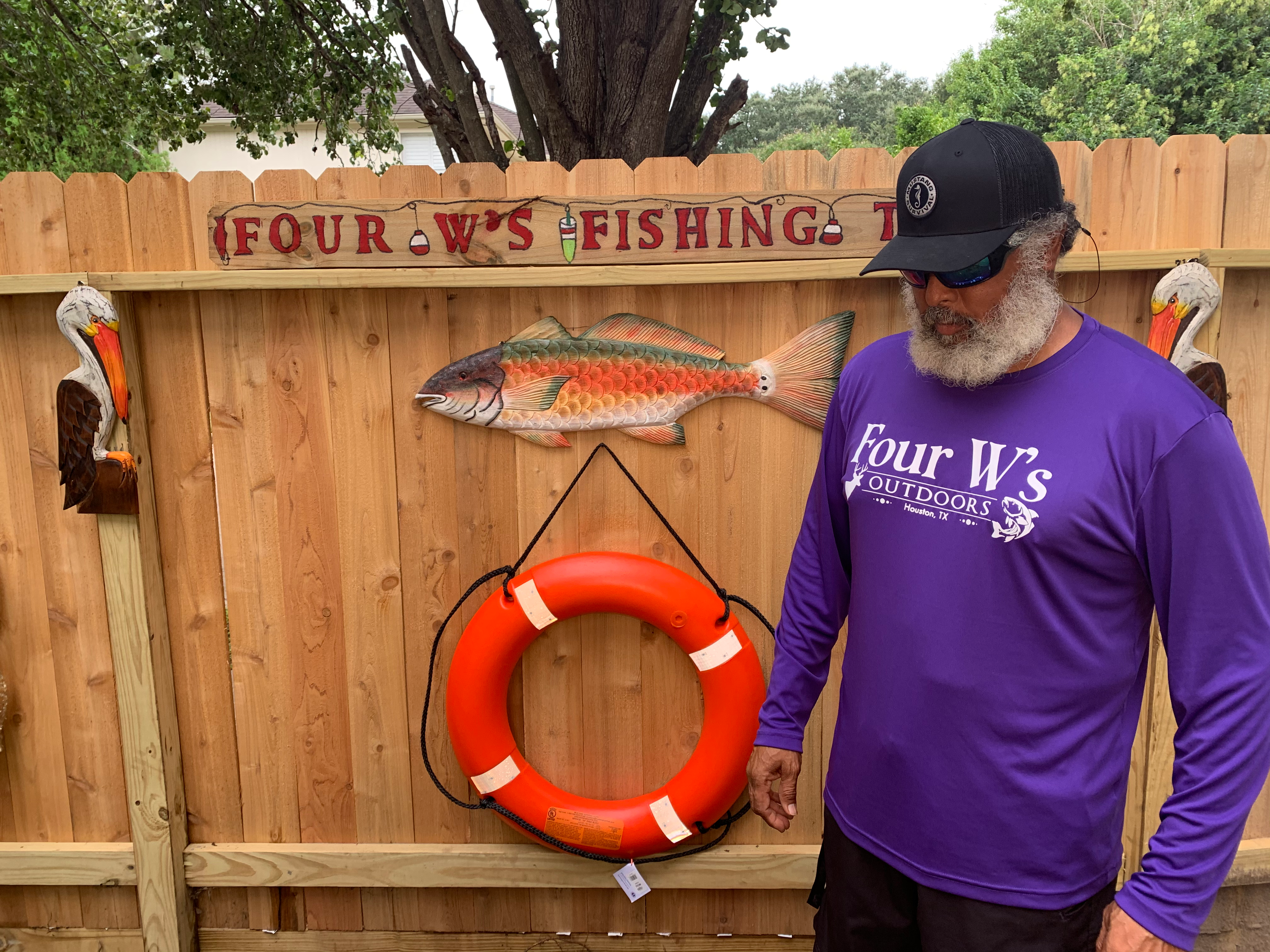 Purple Four W's Outdoors Long Sleeve