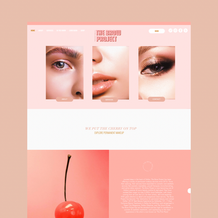 permanent makeup website design