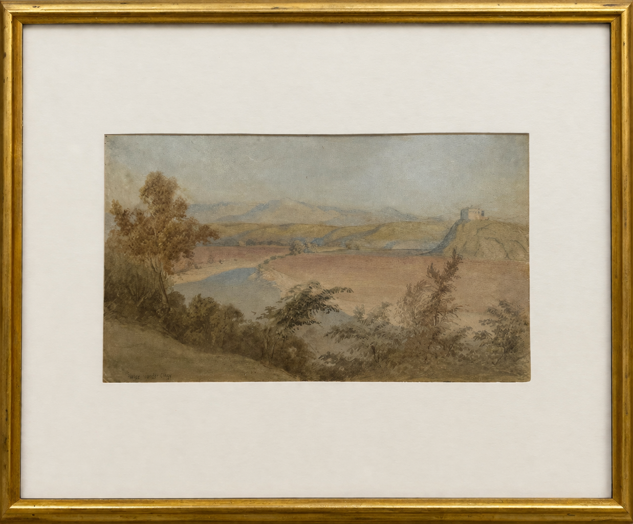"Valley with Castle, 1868"