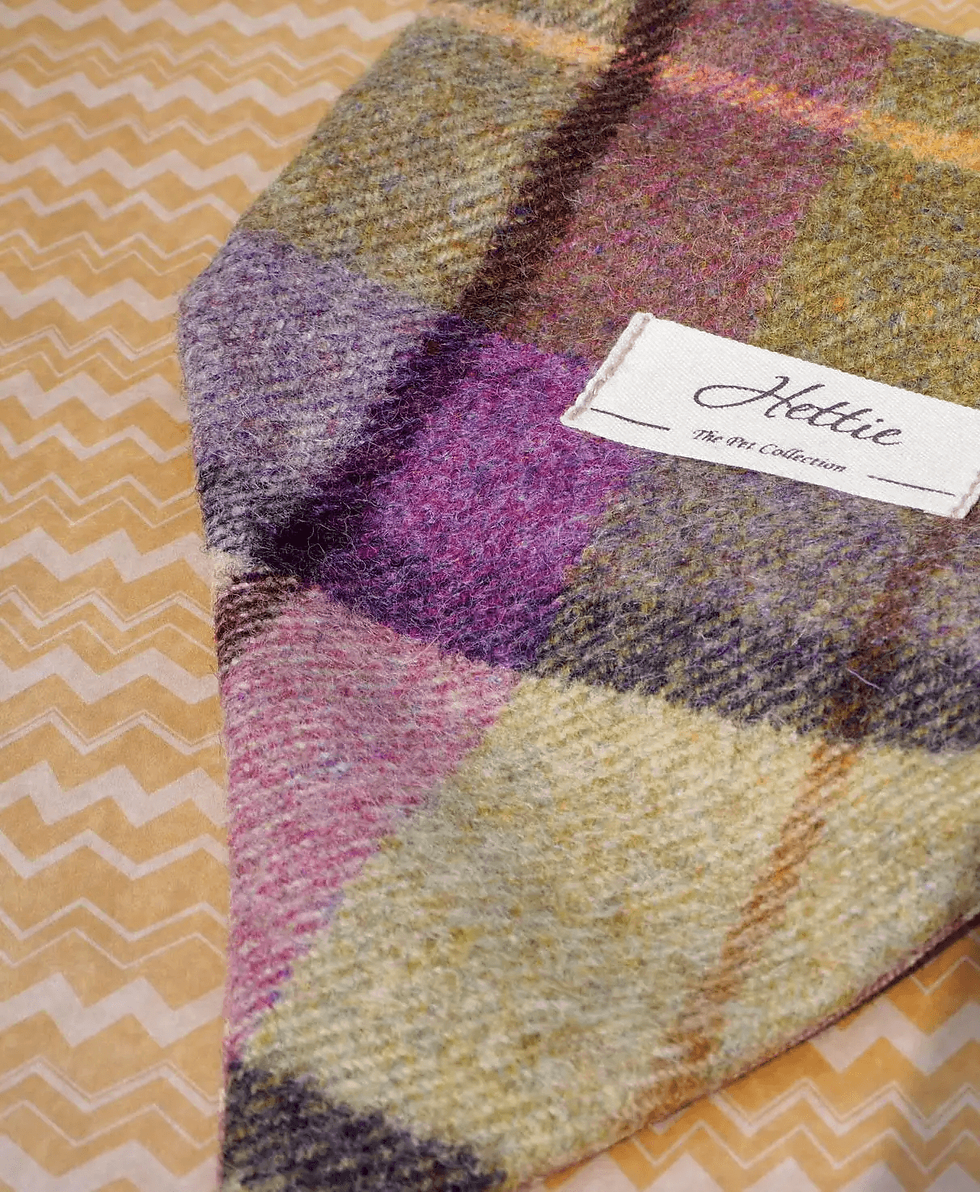 Thumbnail: Hettie Collection - Charlie Dog Bandana - Gargrave Lilac / Large