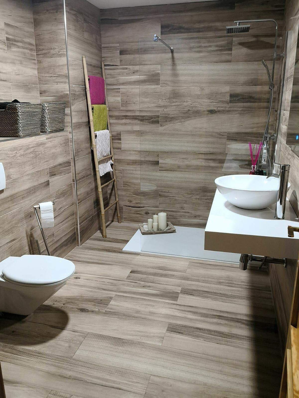Thumbnail: porcelain 23,3x120 non rectified wood imitation