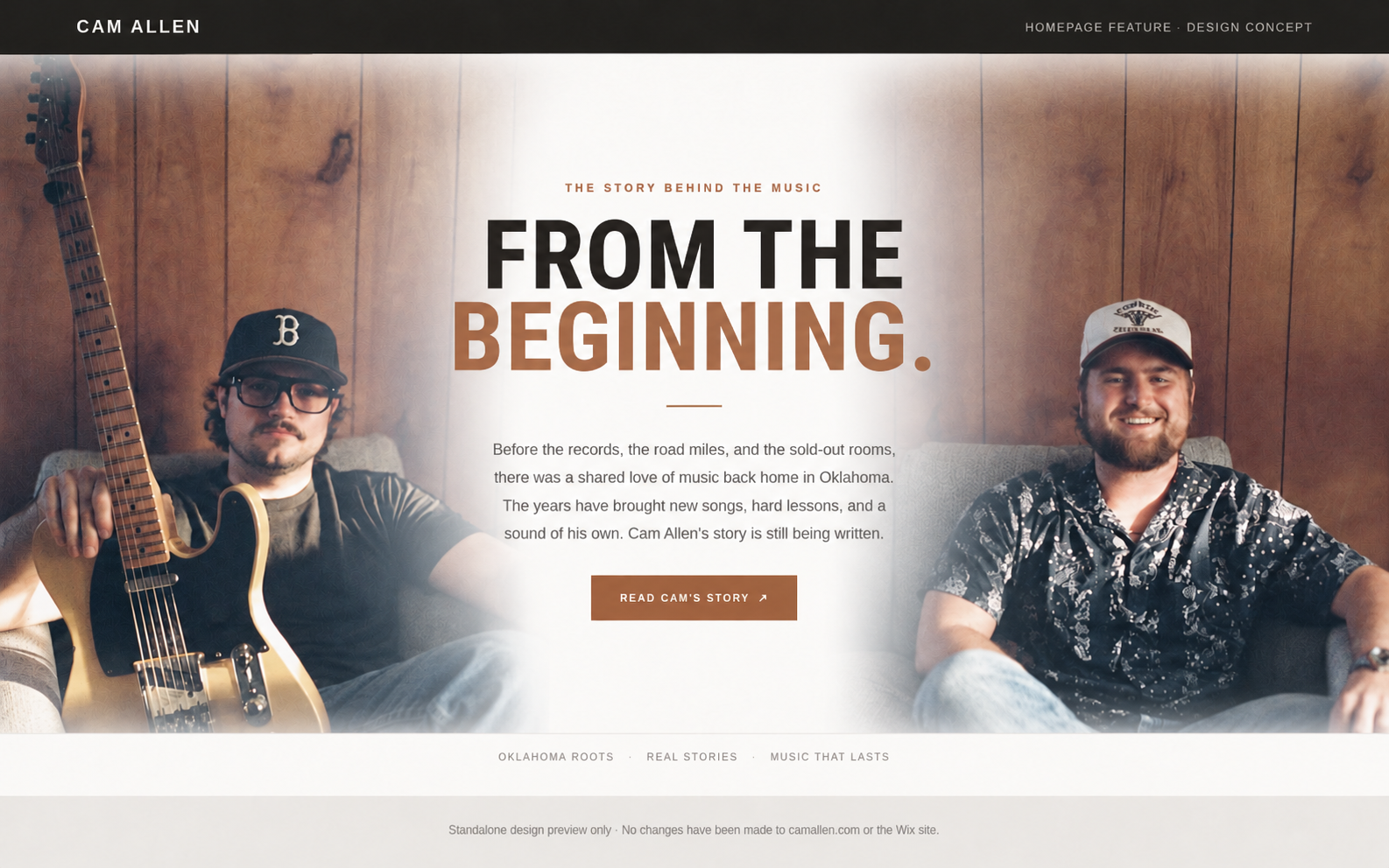 From the Beginning — Cam Allen and Will Murray