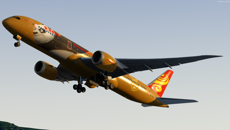 Hainan Airlines "Kung Fu Panda" 787-9 B-1343