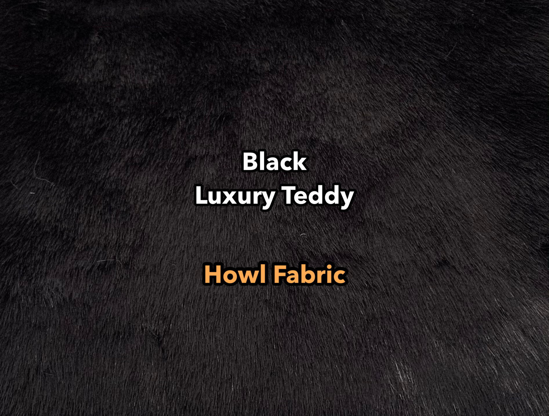 Black Luxury Teddy Faux Fur
