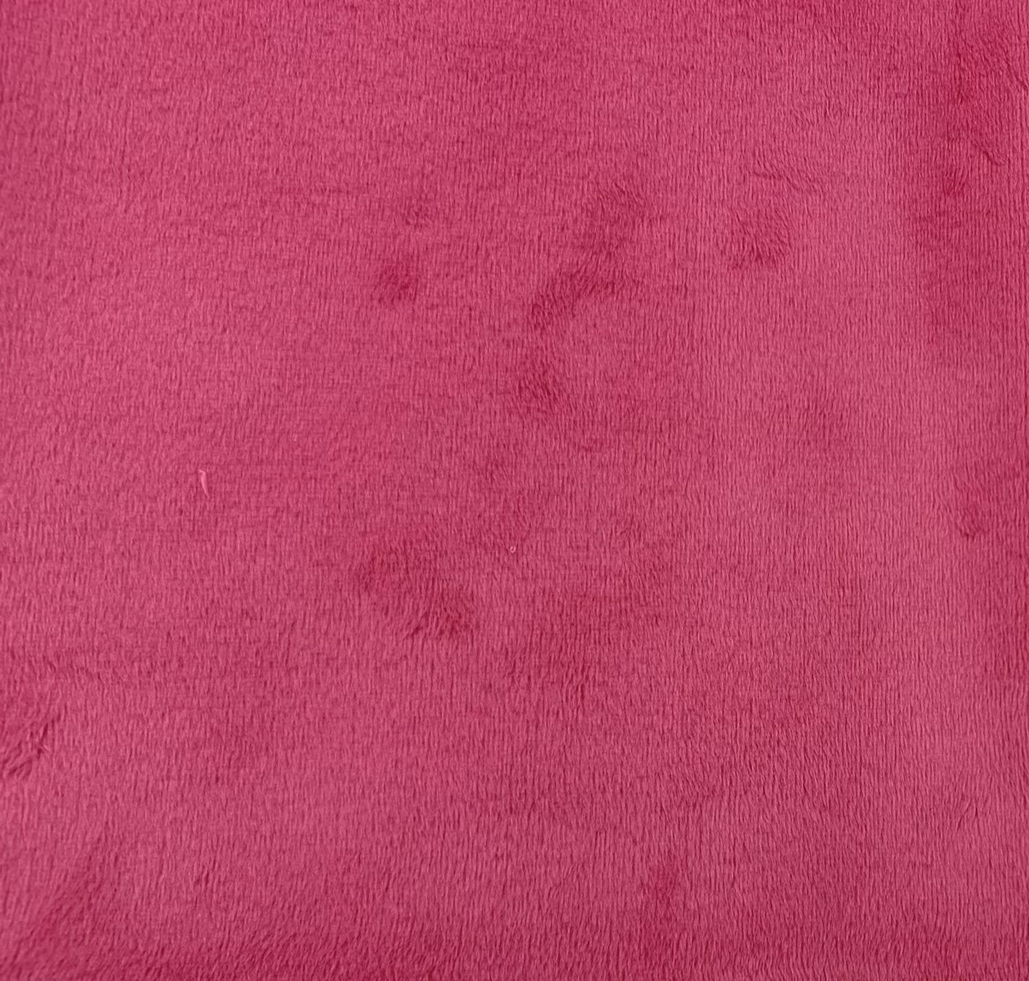 Fuchsia Minky Cuddle Solid Fabric