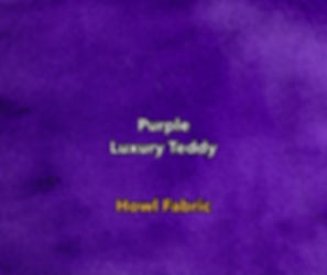 Purple Luxury Teddy Faux Fur Fabric
