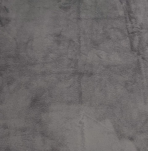 Graphite Minky Cuddle Solid Fabric | Howl Fabric