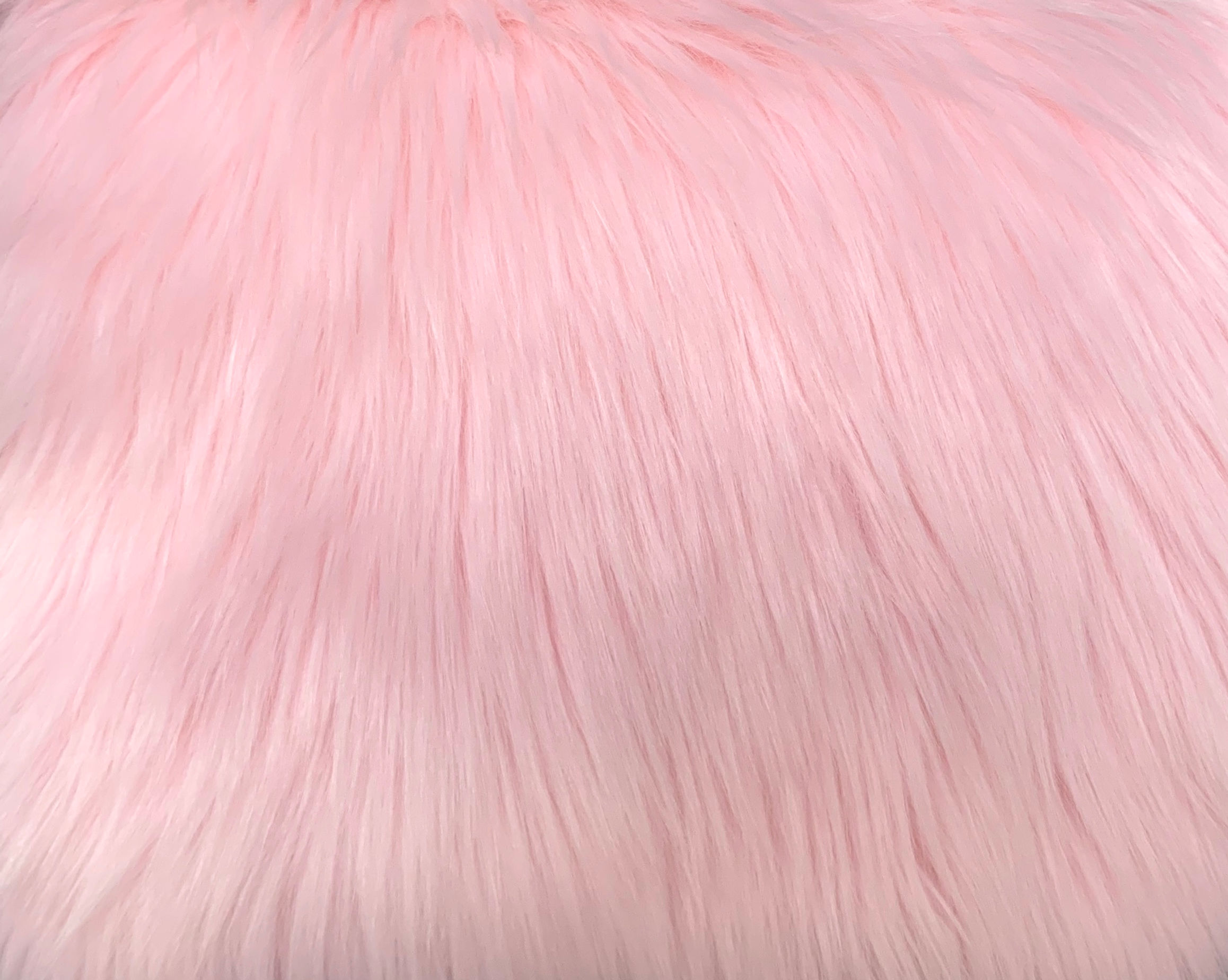 Baby Pink Luxury Shag Faux Fur