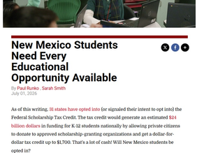OPPORTUNITY IS KNOCKING: Please Urge Governor MLG to Opt In to Help NM Children
