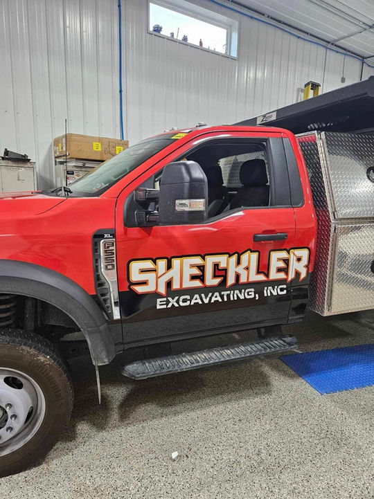 Red Sheckler Excavating, Inc. truck
