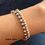 Miniature : Bracelet boules et pierre naturelle 