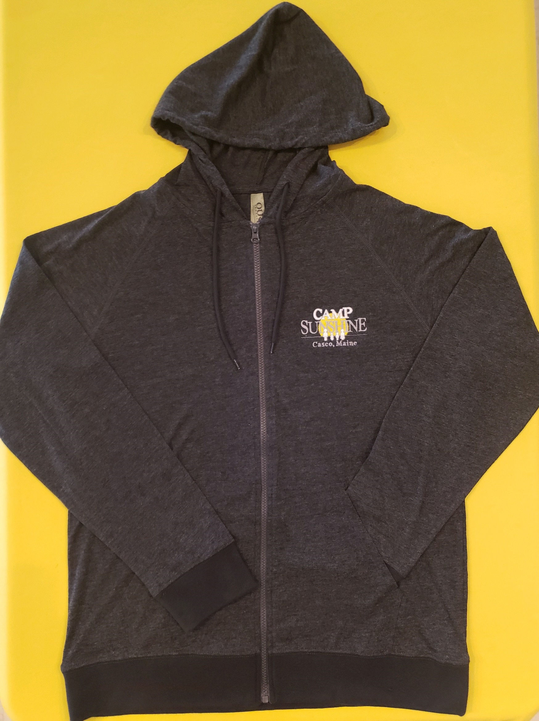 Full Zip Hood Jacket - Charcoal Heather