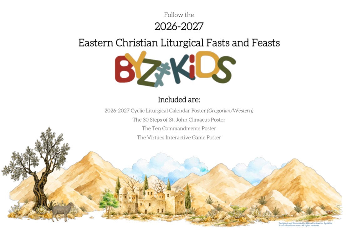 2026-2027 Cyclical Liturgical Calendar Set:Gregorian/Western Calendar