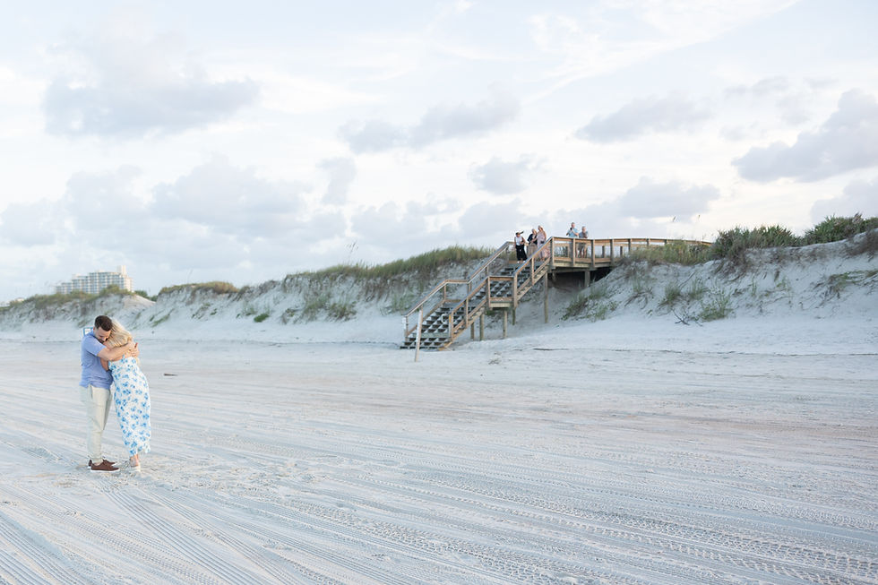 New Smyrna Beach Proposal Photography Dunes Park Engagement