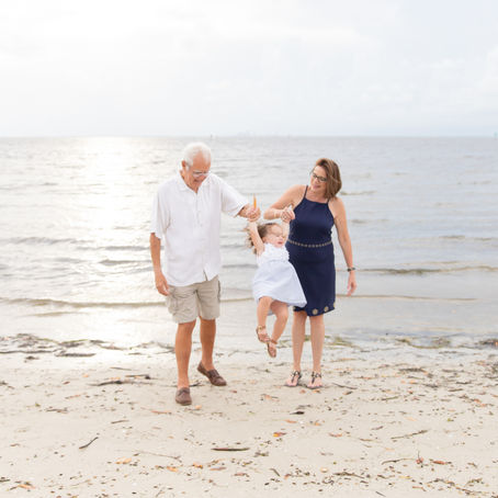 Grandparent Photo Session At Little Harbor Apollo Beach Florida