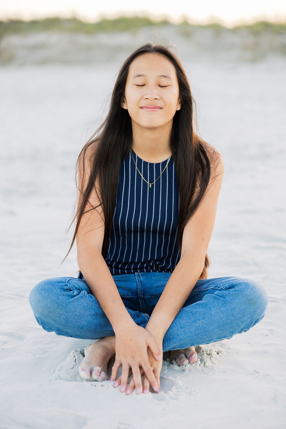 New Smyrna Beach Senior Photos Historic Canal Street and Beach