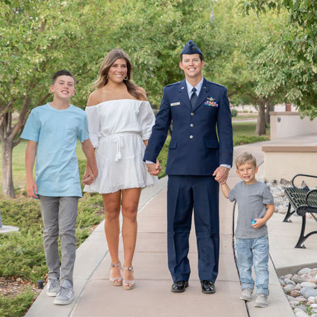 Family Session At Peterson AFB Colorado Springs