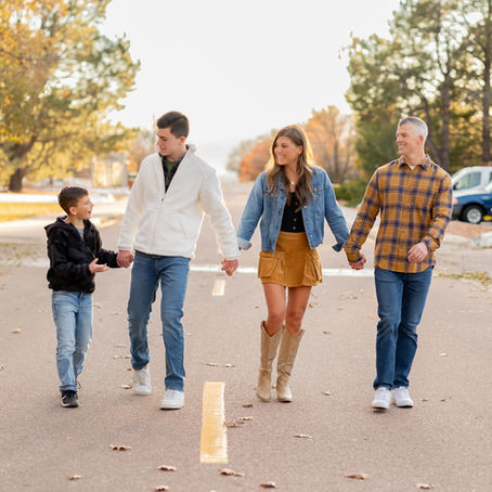 Colorado Springs Family Photography at Peterson Space Force Base