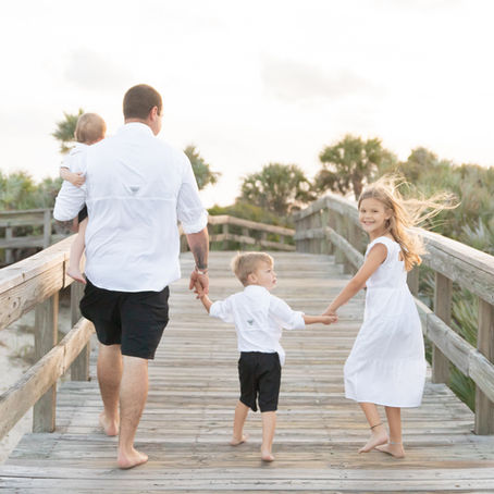 Family Beach Photo Session at Ponce Inlet